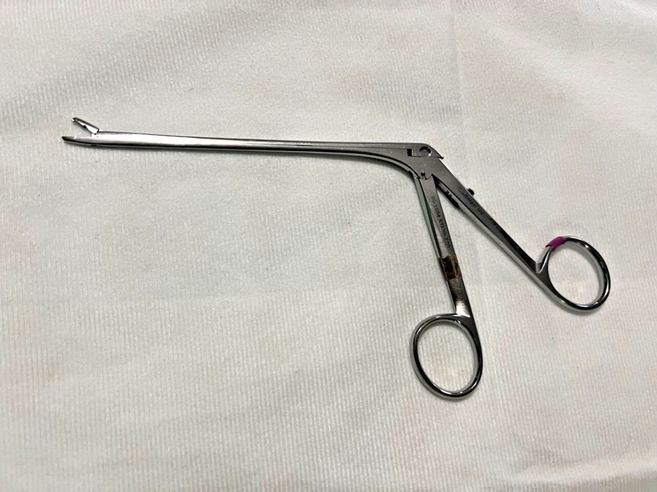 CODMAN 80-1654 Williams Discectomy Forceps 2mm Bite Single Tooth 5-1/2" Length — photo 2