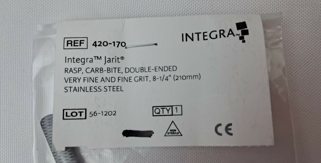 INTEGRA 420-170 CARB-BITE Double-Ended Rasp Fine/Very Fine — photo 2