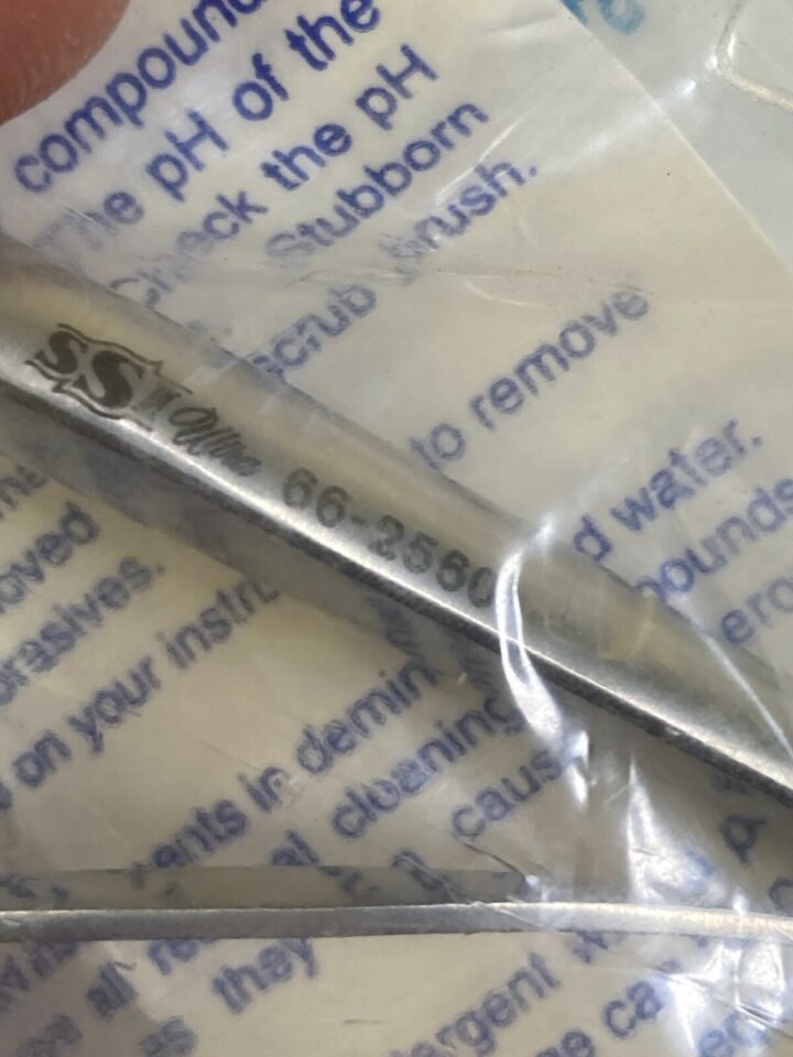 SSI ULTRA 66-2560 Jansen-Middleton Forcep 4mm x 11mm x 170mm Long ENT — photo 5