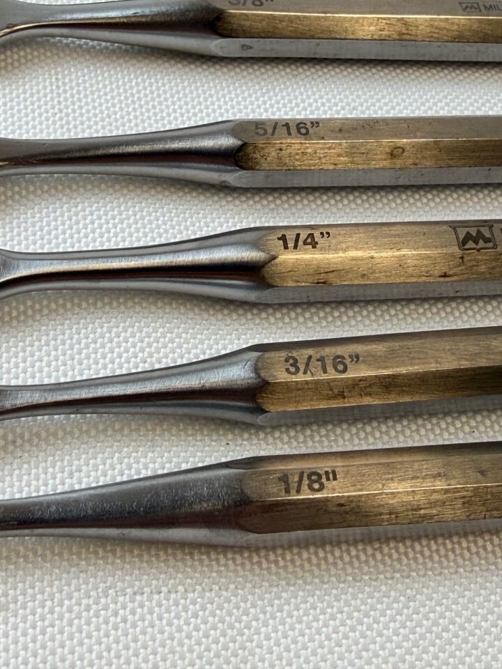 MILLENNIUM SURGICAL 1/8" - 5/8" Set of 7 Hoke Osteotomes — photo 2