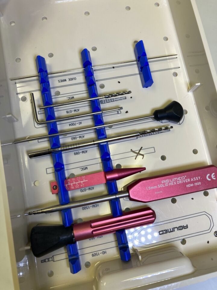 ACUMED ATM-031 Mini Acutrak Instrument Set w/ Sterilization Case — photo 6