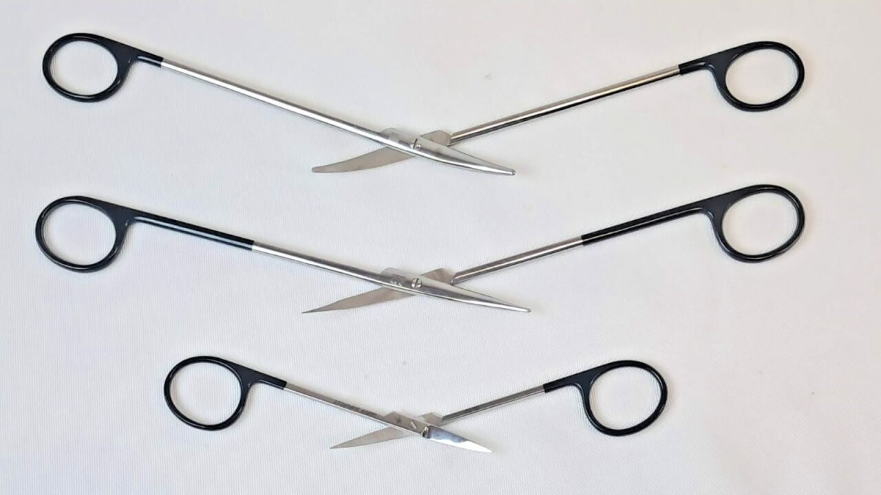 V. MUELLER  AESCULAP  JARIT 2036-S BC937R 102-131 3Pc. Surgical Scissors Set — photo 4
