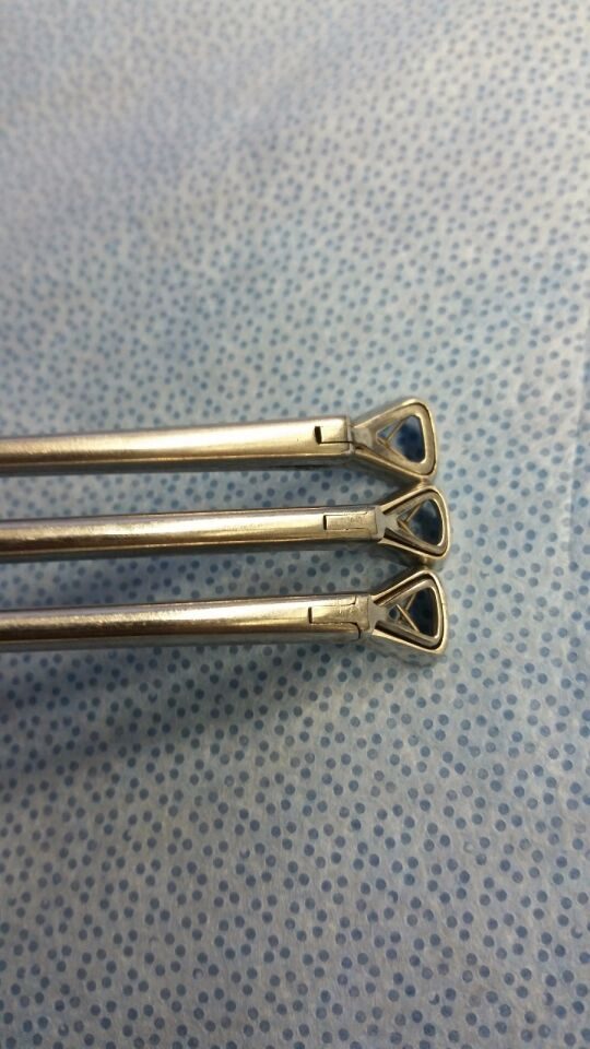 PILLING 461660 / 461661 Meltzer Adenoid Punches 2X 5mm & 1X 7mm - lot of 3 — photo 5