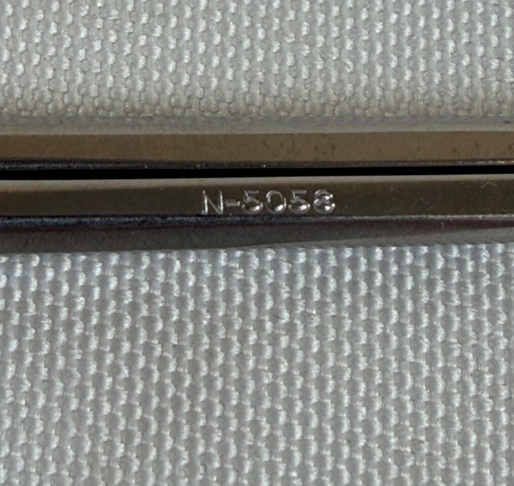 KARL STORZ N5058 Foman Dorsal Scissors Straight Blade Angled Handles 5.3" — photo 3
