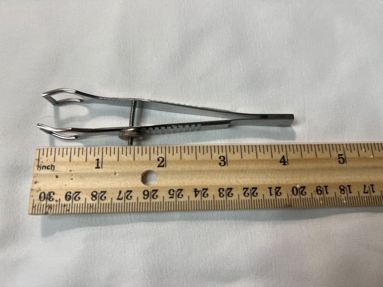 STORZ N5480 ENT Forceps 14mm Tips X 4.2" Length Cottle Columella Forceps — photo 5