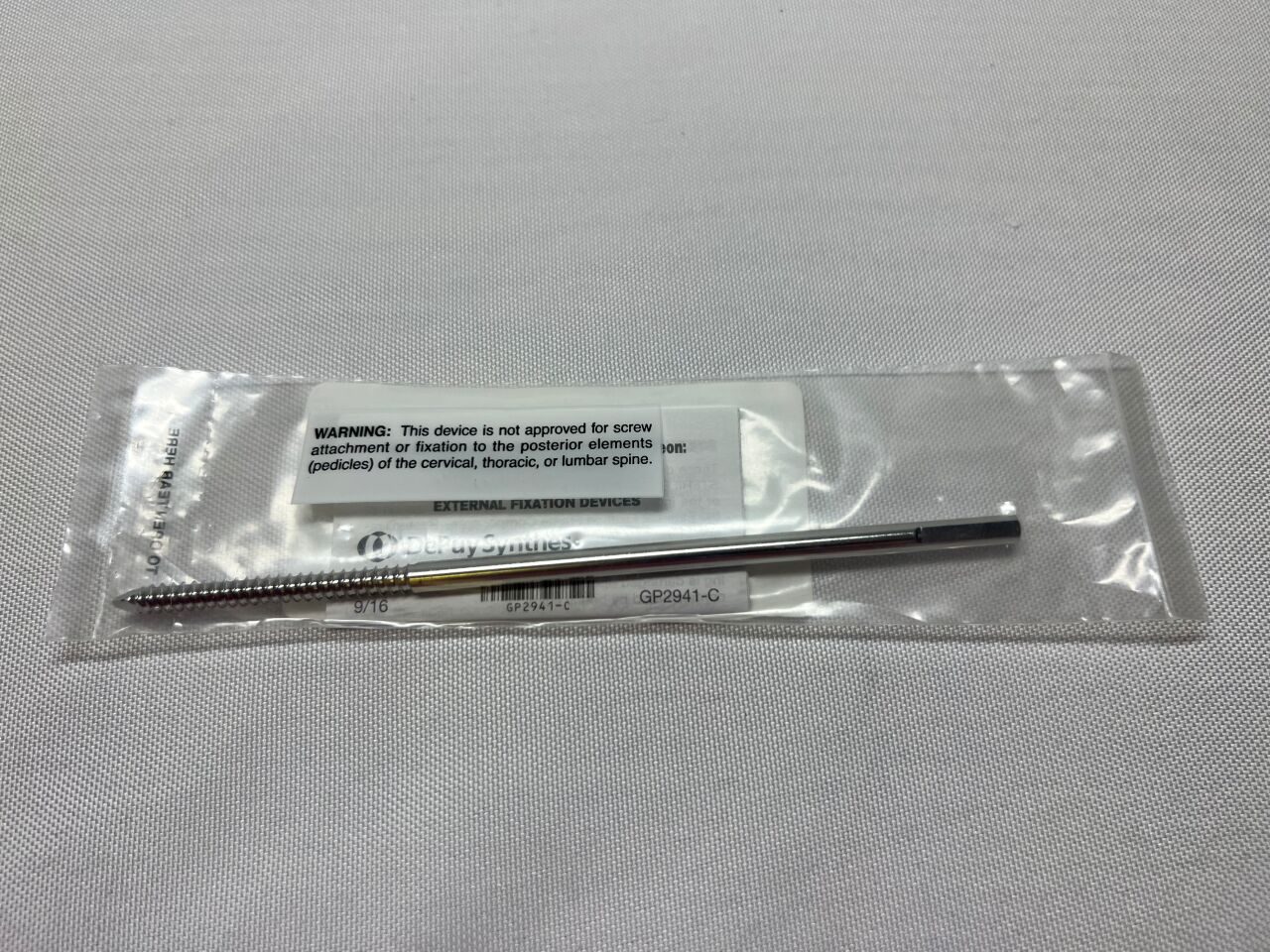 SYNTHES 294.54 5mm Schanz Drill w/ Blunted Trocar Point