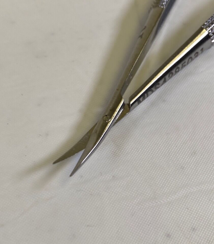 MEDLINE MDS4285031 Rhoton Curved Blade Microscissors 7" Neuro Microsurgery — photo 4