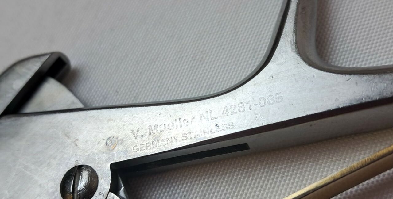 V. MUELLER NL 4281-085 Ferris Smith Rongeur 8" 5mm Bite 40 Deg Up Angled — photo 4