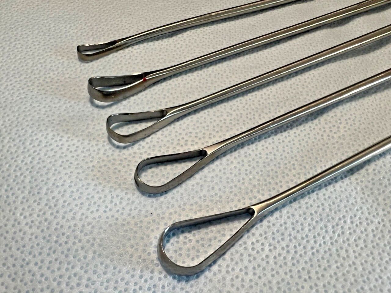 JARIT Sims 11" Sizes 0, 2, 3, 4, 5, 6 Uterine Curette Set — photo 2