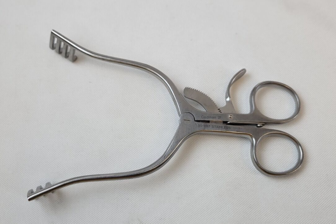 CODMAN 50-1197 Weitlaner Retractor, Blunt, 3x4 Prongs, 6-1/2"