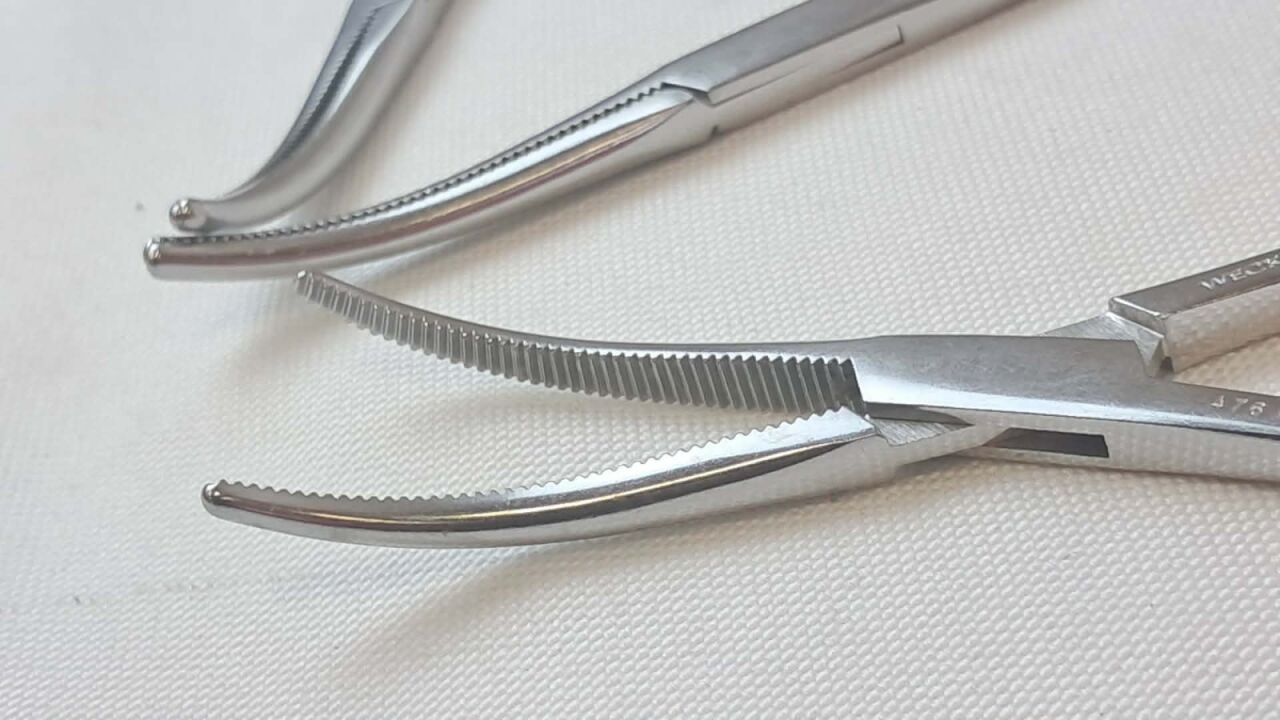 WECK 476150 Lot of 3 Mayo Pean Curved Forceps 51/2" Stainless Steel Orthopedic — photo 4