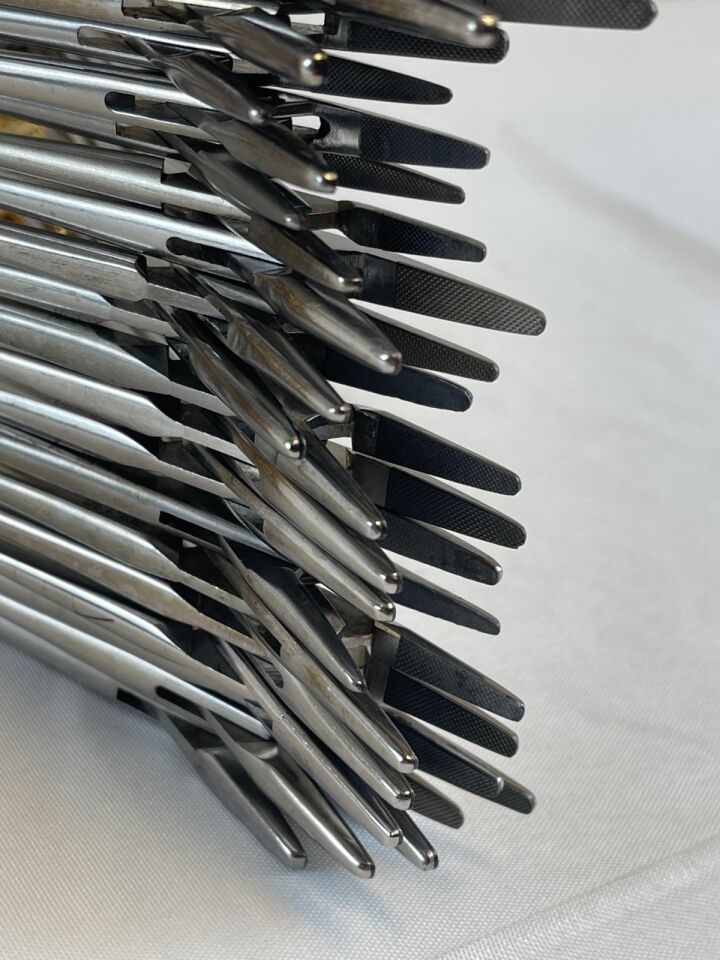 VARIOUS  Set of 31 V. Mueller SSI Ultra Codman T/C Insert 8" Needle Holder w/ Stringer — photo 11