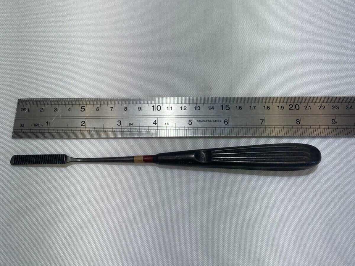 RICHARDS 27-0192 Blackened Ebonized Anodized Rasp 8.5" Nasal Laser Maltz Nasal Rasp — photo 9