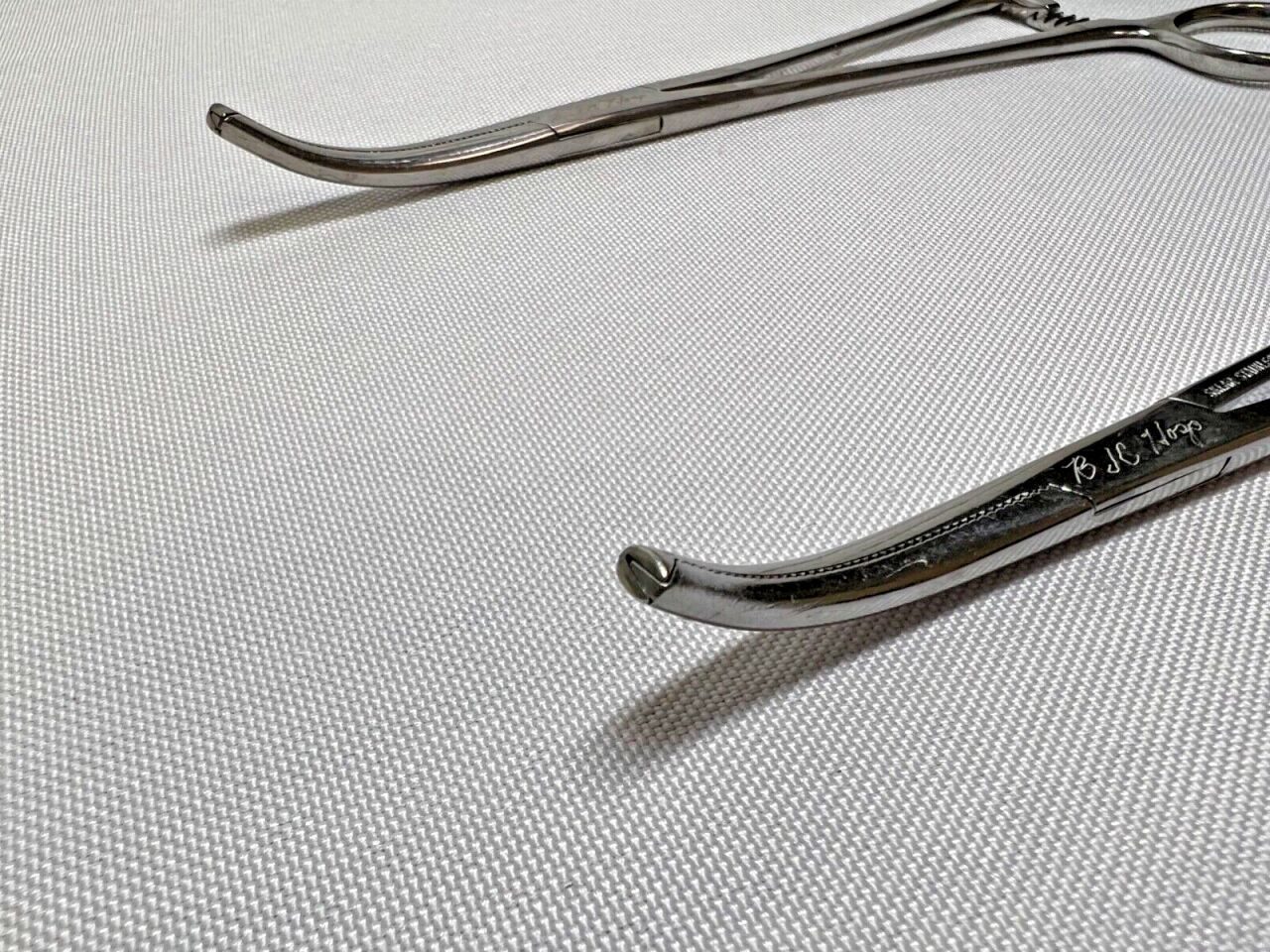 SKLAR  Hemostatic Kocher Artery Clamp Forceps 1 X 2 Teeth — photo 4
