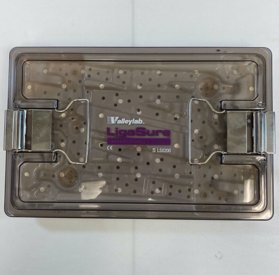 VALLEYLAB LS0200 LigaSure Vessel Sealing System Sterilization Case Tray w/ Lid — photo 4