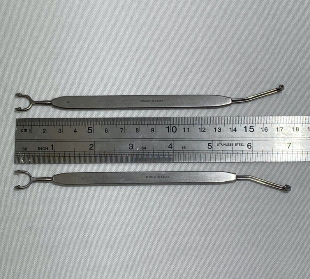 MEDTRONIC 3714451 & 3714452 R/L 172mm ENT Goldman Knife Guide & Retractor — photo 9