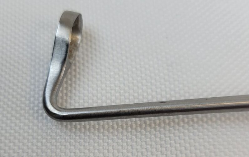 JARIT 400-322 Coakley Sinus Curette Double Ended 90deg and Slightly Angled Tips — photo 2