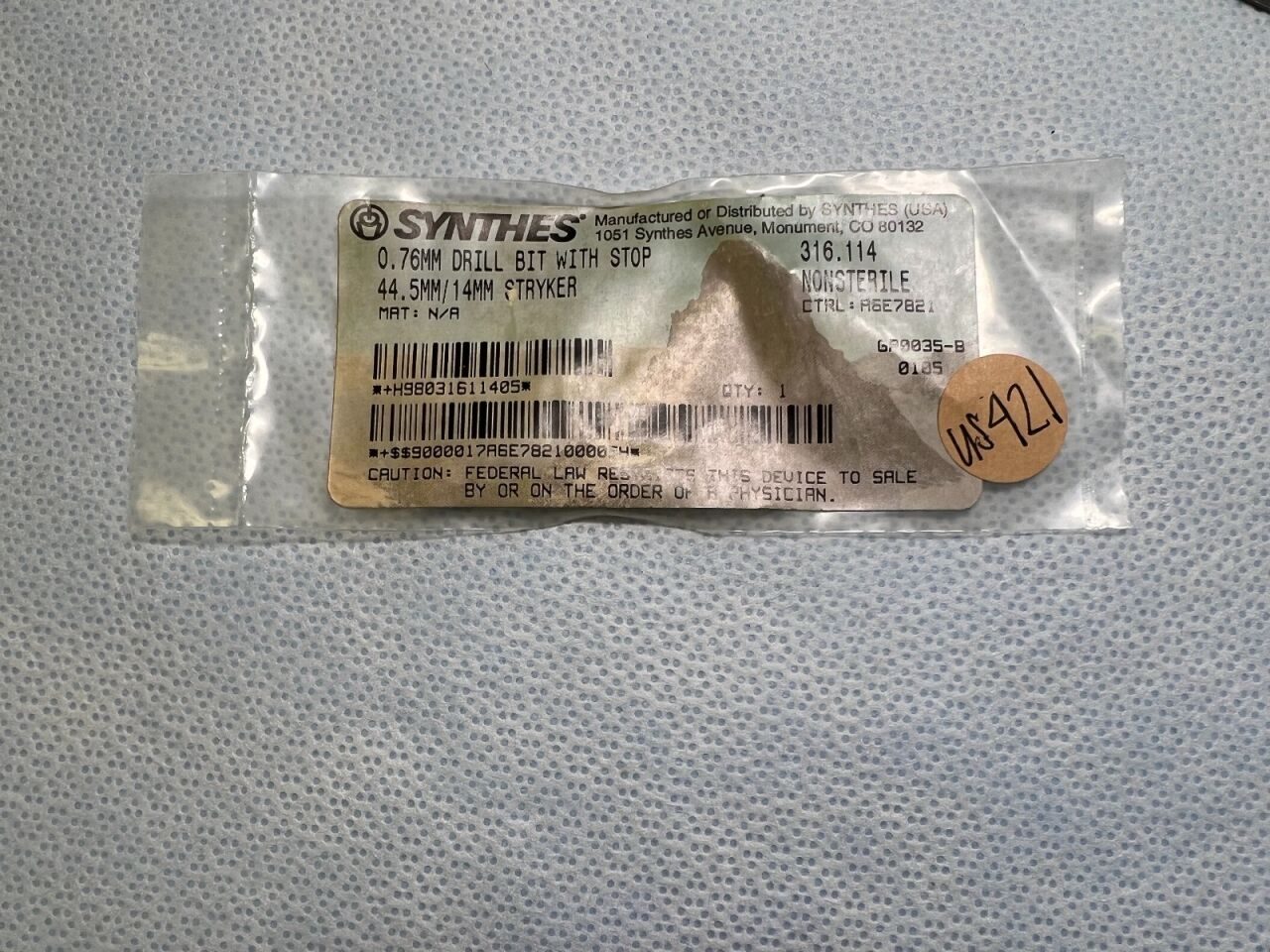 SYNTHES 316.114 Drill Bit — photo 2