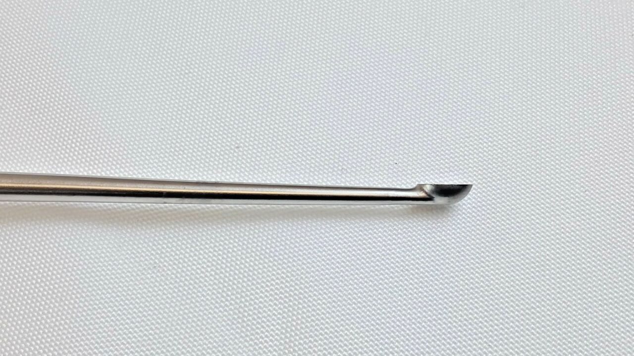 WALLIE HEINIG Lenox Maclaren Size 1 Straight Curette 4mm x 6.5mm Cup 15" — photo 4
