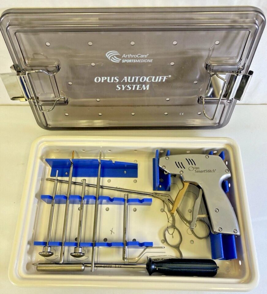 ARTHROCARE Opus Autocuff OM-9047 Forcep Speed Driver Set w/ Case