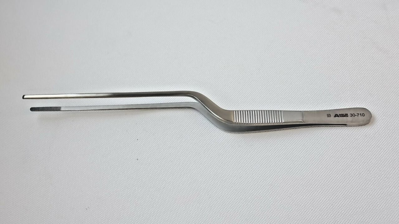 AMBLER 30-710 Gruenwald Nasal Forceps 8" Bayonet Dressing ENT