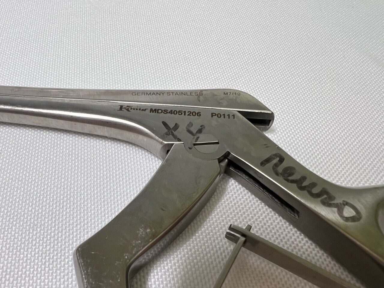KONIG MDS4051206 Standard Kerrison Rongeur 7" x 6mm x 40deg Up Bite — photo 2