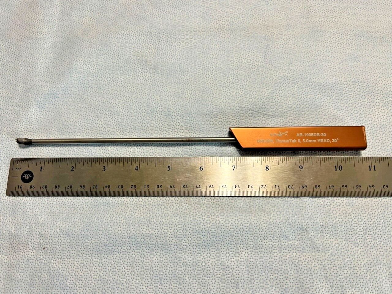 ARTHREX AR-1935DB-30 TissueTak II Driver 5mm X 30deg Head 10-3/4" — photo 5