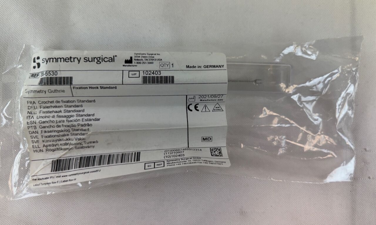 CODMAN 38-6530 Guthrie Standard Fixation Hook Neuro