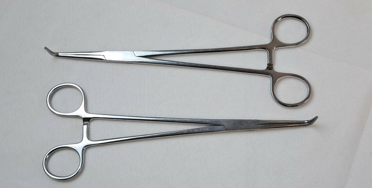 WECK 496217 Storey Hemostatic Forceps Right Angle Serrated 8" - Lot of 2
