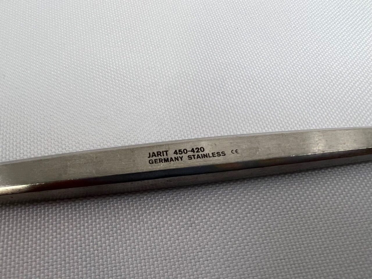 JARIT 450-420 Robb Tonsil Knife, Curved Sickle Shape Blade, 8-3/8" ENT — photo 2