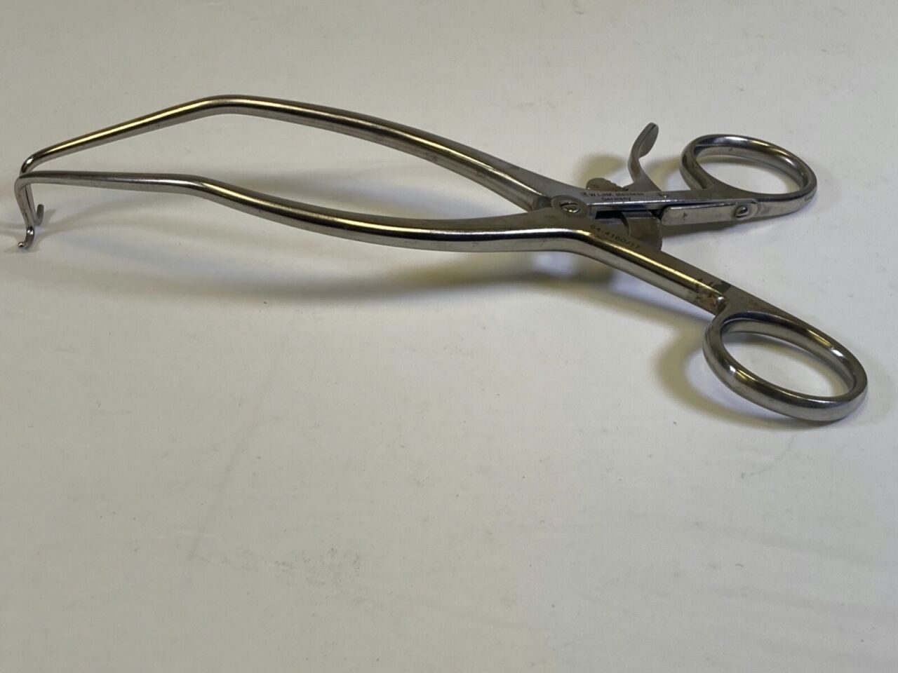 W. LINK 64-4160/17 Kolbel Soft Tissue Retractor 190mm Single Prong Angled Arms — photo 3