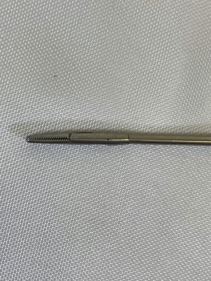 W. LORENZ 34-4390 5mm x 46cm Fenestrated Double Action Grasper ENT Laryngeal — photo 4