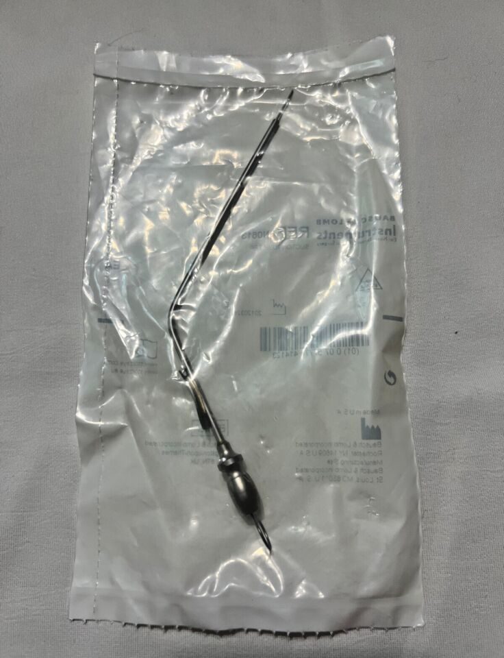 BAUSCH & LOMB N0613 ENT Baron Suction Tube 7FR w/ Thumb Plate & Cutoff 5" Length