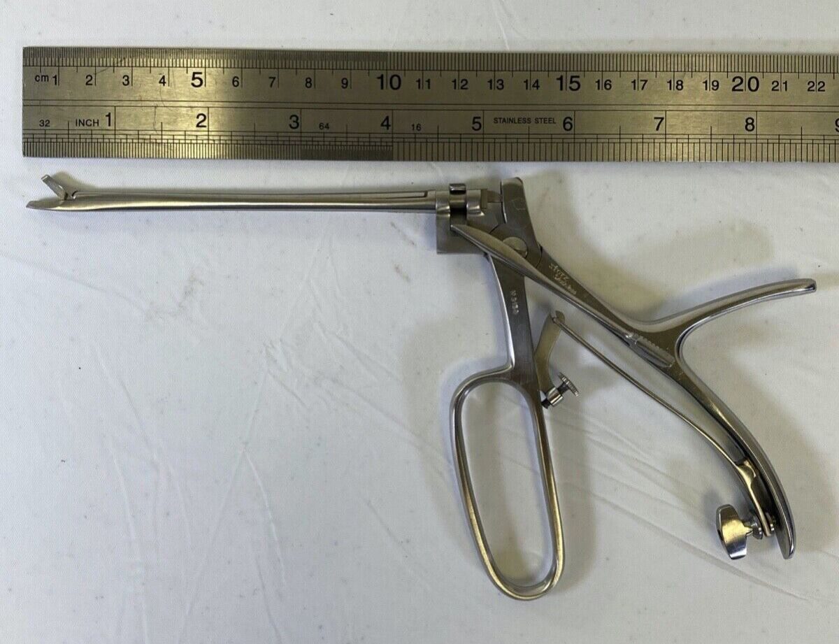 KARL STORZ N3150 Universal Handle w/ N3160-1 3mm x 10mm Punch Forcep ENT N3150 Ostrom Antrium Punch Set — photo 10