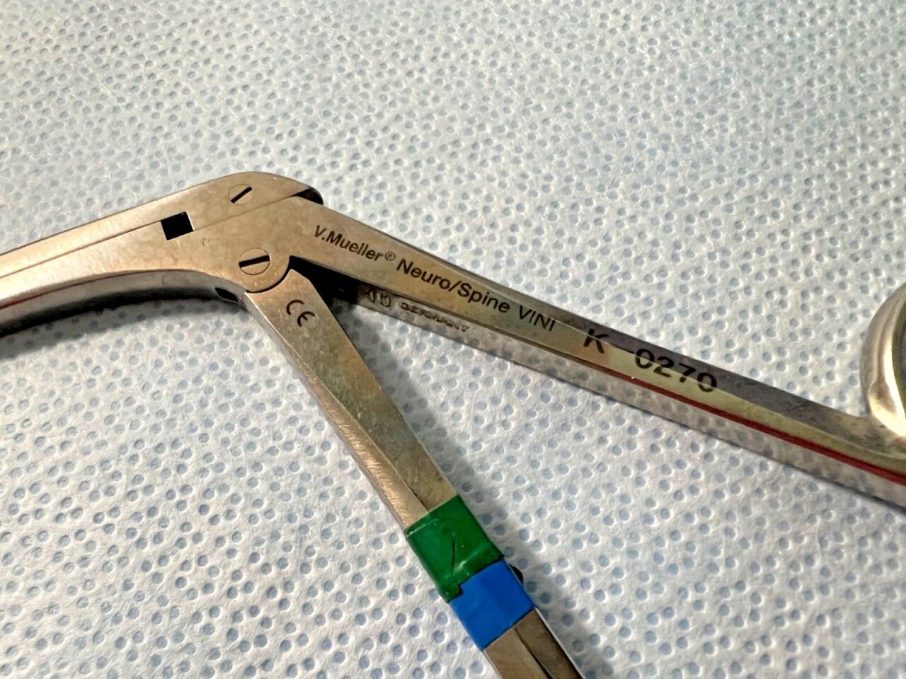 V. MUELLER K-0270 IVD Rongeur 3mm X 10mm Up Angled — photo 5
