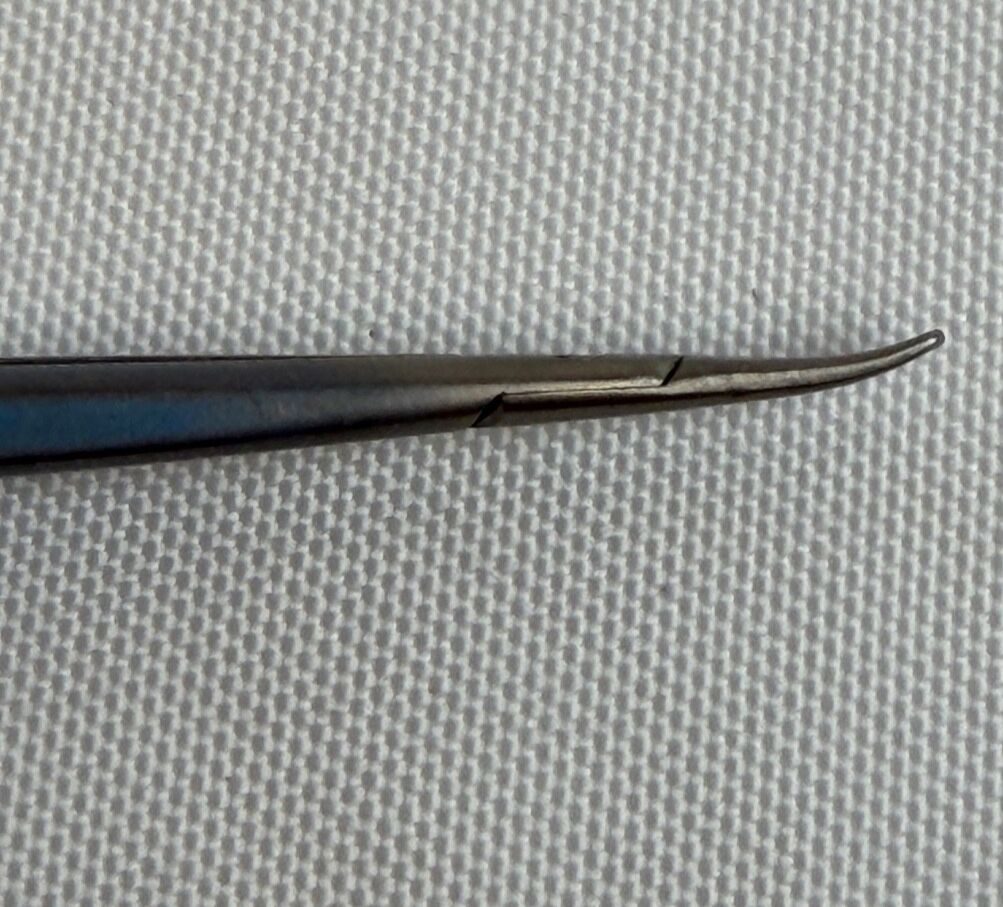 WEXLER NL0709.23 Castroviejo Micro Needle Holder with Catch Flat Handle 10" — photo 6