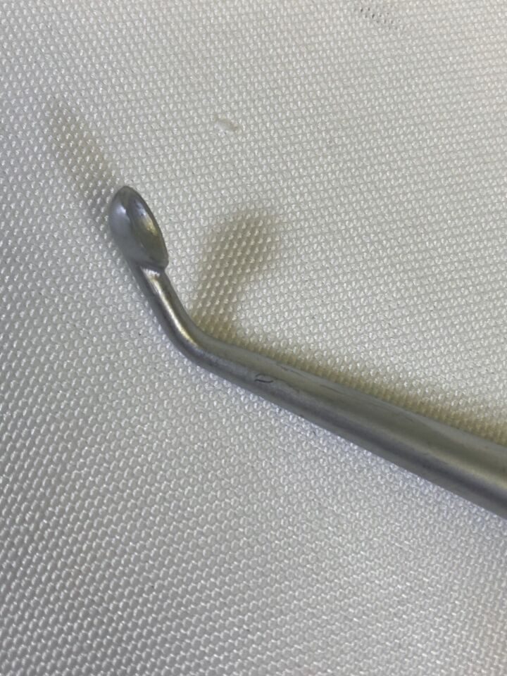 GLOBUS MEDICAL 625.406 5.5mm X 8.5mm x 19" Bone Curette Up Angled — photo 4