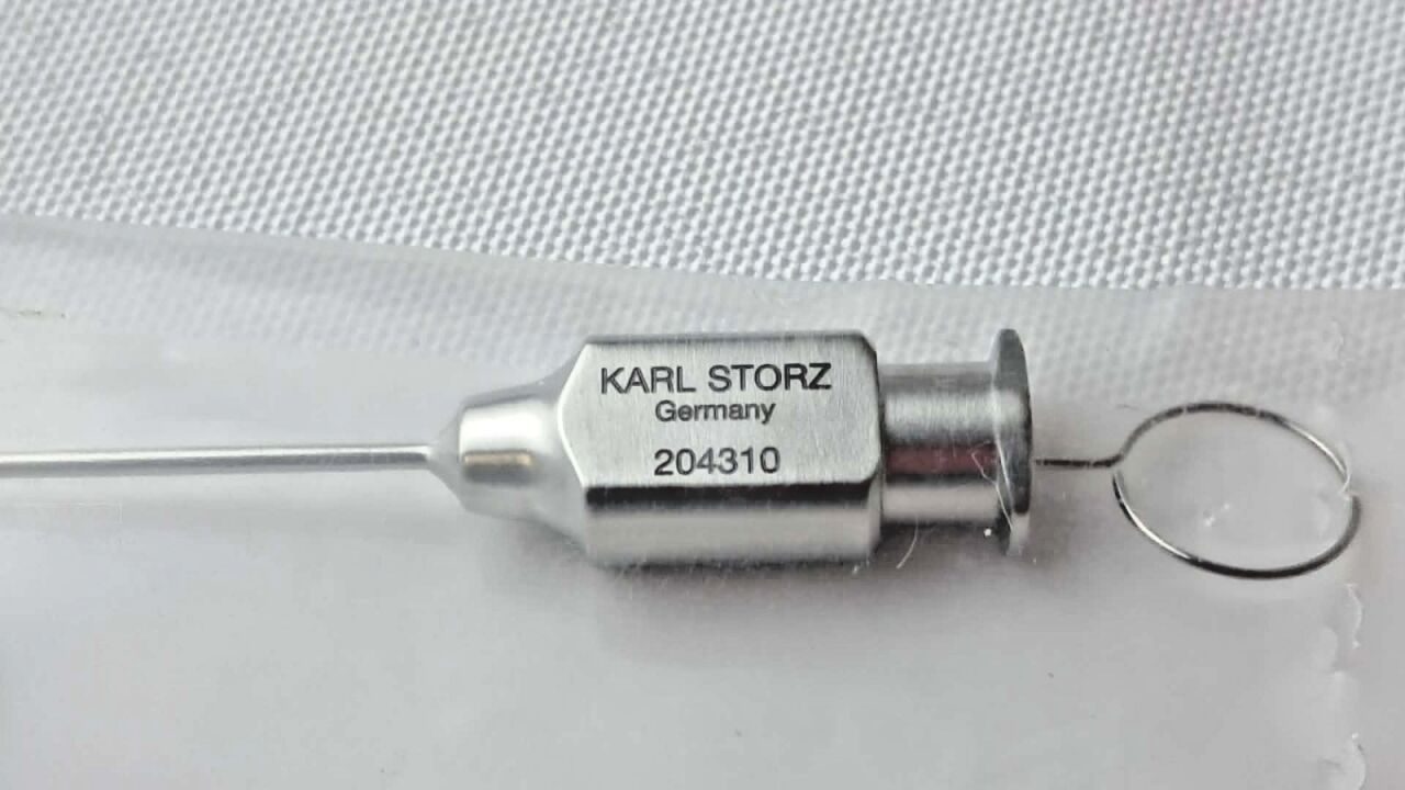 KARL STORZ 204310 Straight Outer Suction Tube 1mm ENT — photo 2