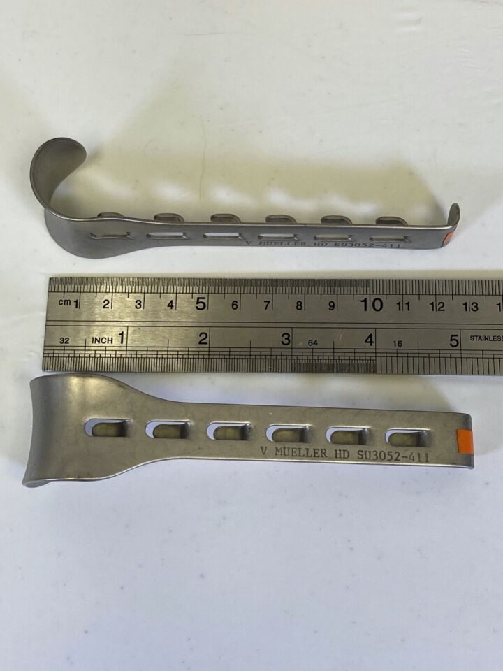 V. MUELLER SU3052-038 w/ Tray 7 Pc Denis Browne Abdominal Retractor Set — photo 5