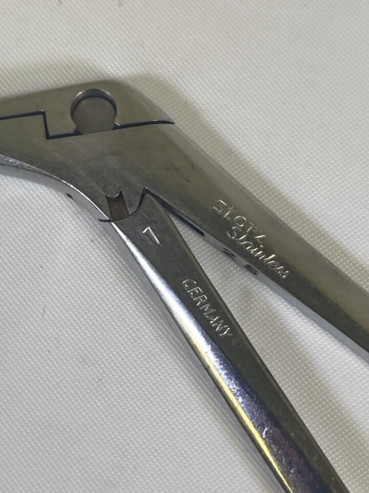 KARL STORZ N6179 #1 Triangular 7mm Lower Basket 6mm Jaw King Adenoid Punch Forcep — photo 2