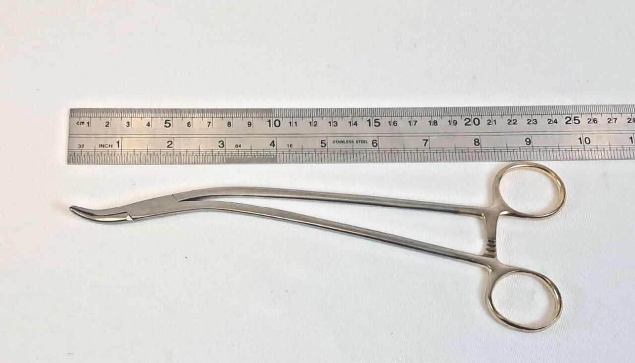 CODMAN 455-5511 Stratte Needle Holder 9" TC Tungsten Carbide Curved Diamond Jaw — photo 6