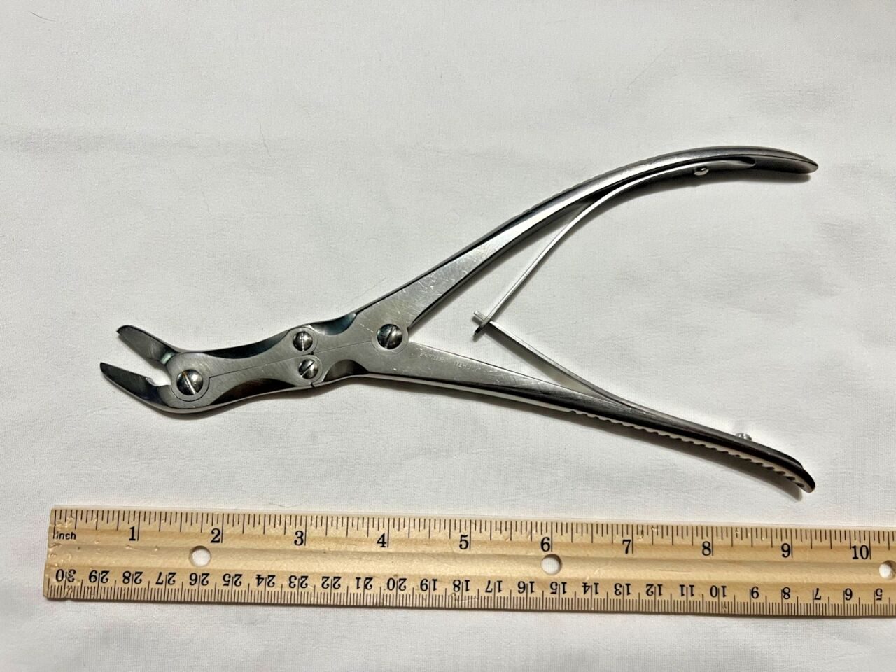ZIMMER 3329 Stille-Luer Bone Rongeur 45deg Angle 4mmX 15mm Cup 9" Length — photo 4