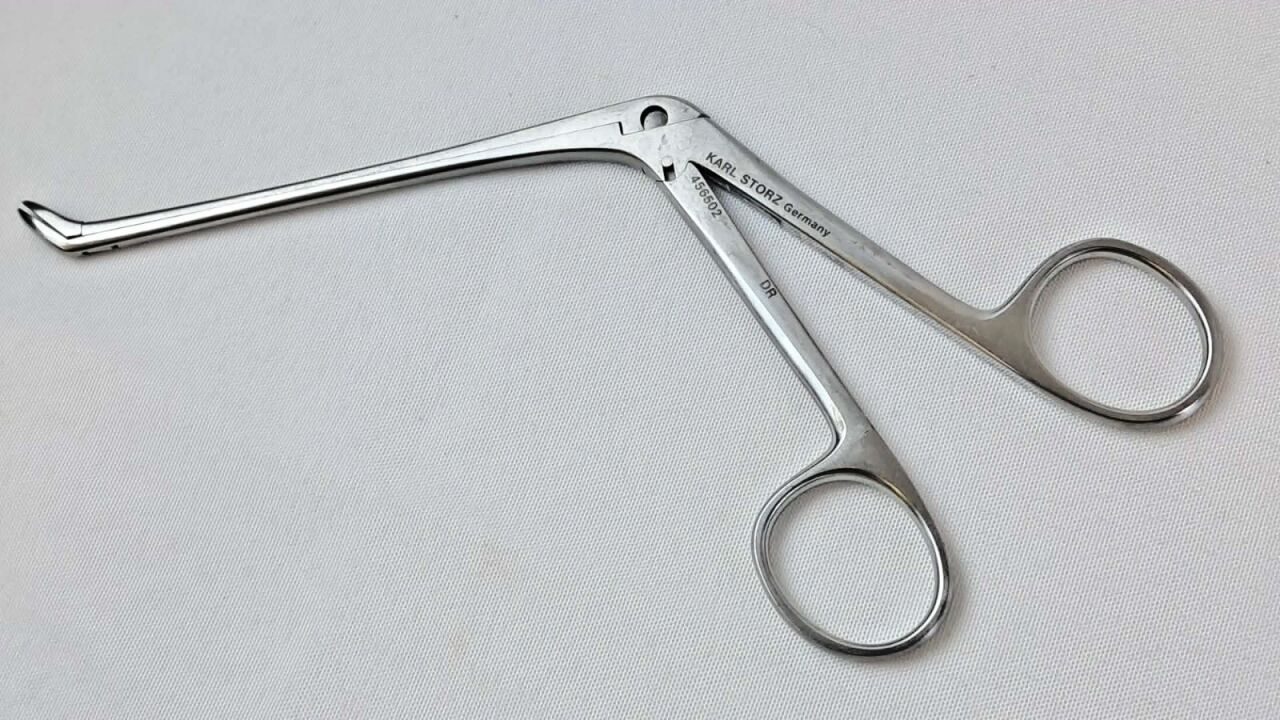 KARL STORZ 456502 Blakesley Wilde ENT Nasal Forceps Size 2 45 Deg 11cm