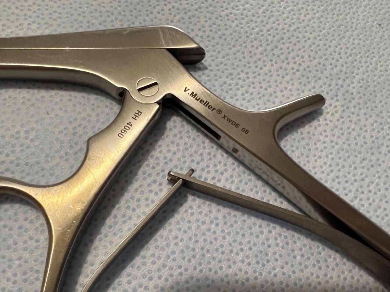 V. MUELLER RH4060 Ferris-Smith Laminectomy Kerrison Rongeur 5mm X 90deg Upbite 6"L — photo 4