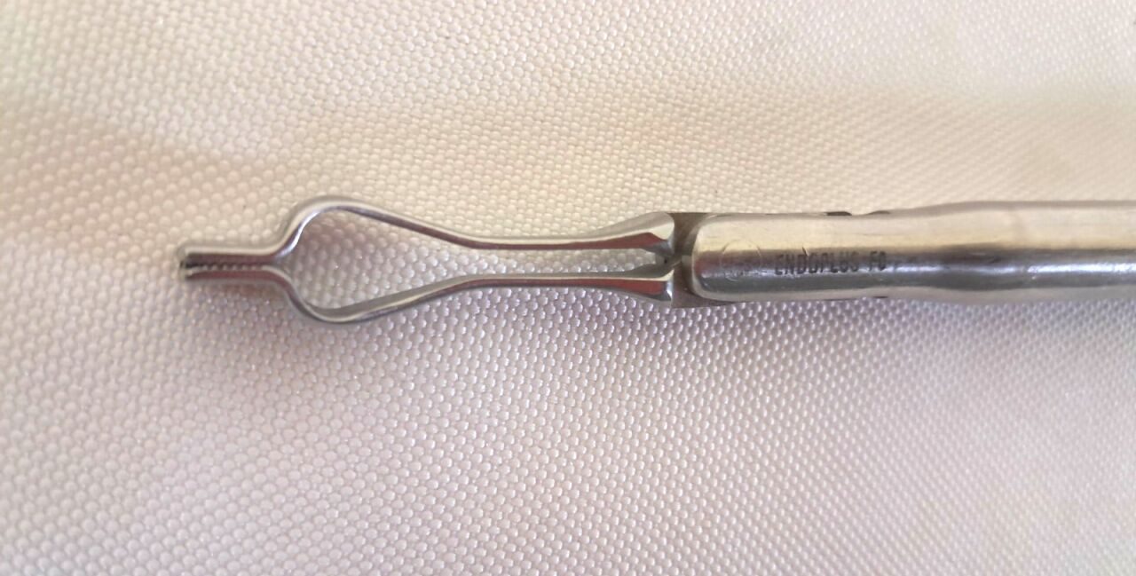ENDOPLUS EG234R Laparoscopic 10mm Grasping Forceps w/ Ratcheting Handle — photo 3