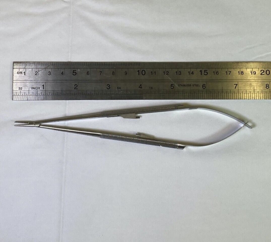 V. MUELLER CH8135-19 Delicate Touch Micro Needle Holder Extra Fine Dust Jaws — photo 12
