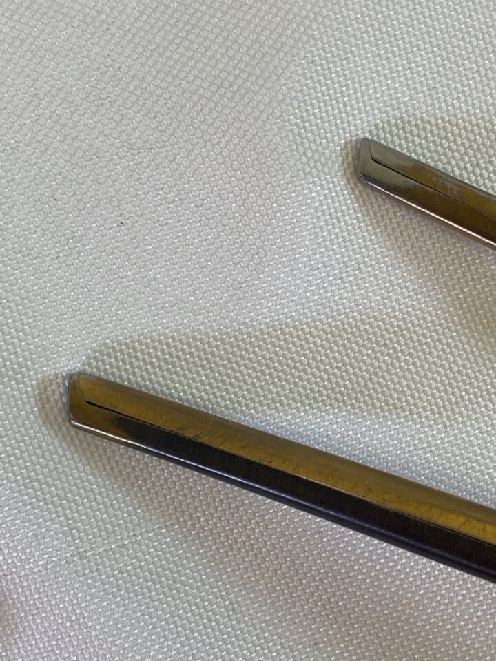 RUGGLES R&B 2-5mm x 40deg Up x 9" Ultra Coat Micro Kerrison Rongeur Set of 4 Micro Kerrison Rongeurs — photo 5