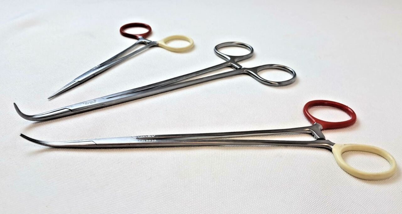 V. MUELLER CH8620 CH8622 CH8608 Jacobson Hemostatic Delicate Forceps Set 3pc — photo 2
