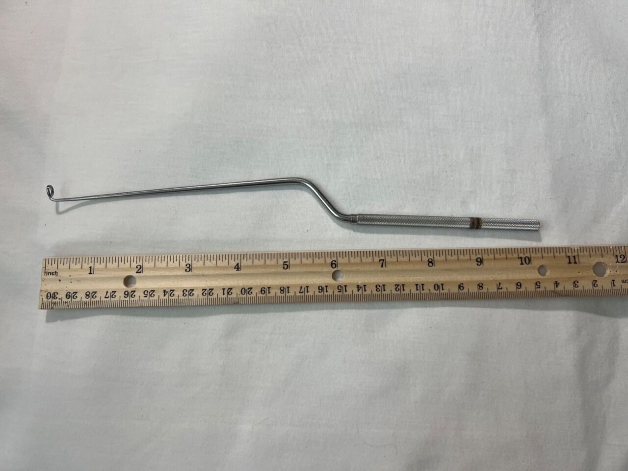 AESCULAP FF632R Hardy Curette Up Curved 5mm X 10-1/4" Length — photo 5