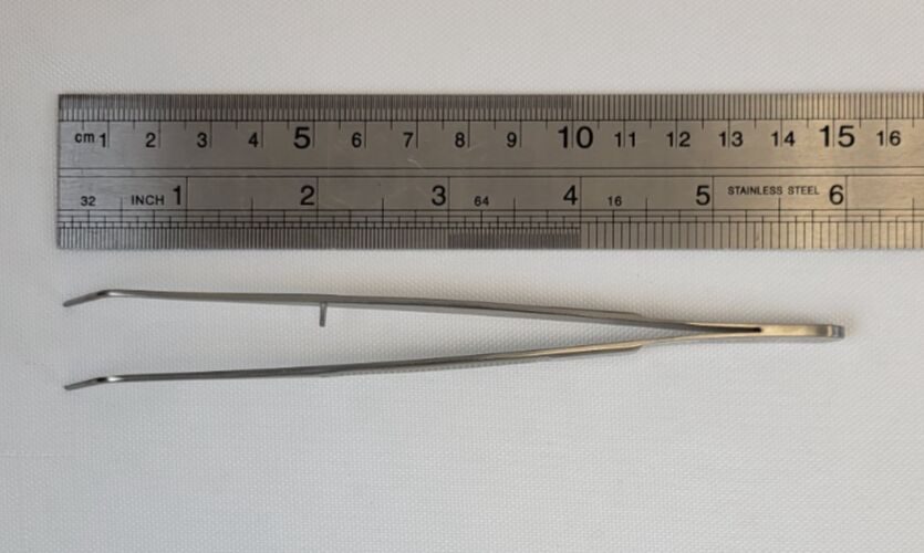 KARL STORZ 745715 Dressing Forceps Angled Serrated Tips 15 cm — photo 7